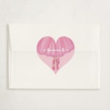 "Heart Twirl" - Classroom Valentines in Blush by Gina Grittner - Matching Custom Sticker