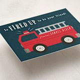 "Fired Up" - Classroom Valentines in Navy by Kacey Kendrick Wagner - Detail