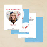 "Grand Slam" - Classroom and Mailable Valentines in Aquarium by Erin L. Wilson - Back of Card