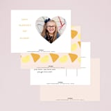 "Friend-chip" - Classroom and Mailable Valentines in Grapefruit by Hudson meet Rose - Back of Card