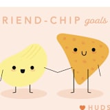 "Friend-chip" - Classroom and Mailable Valentines in Grapefruit by Hudson meet Rose - Close-Up