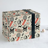 "Santa's Workshop Official" - Personalized Wrapping Paper in Santa by Snow and Ivy - Front
