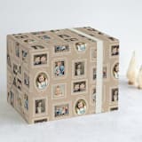"Krafted Frames" - Personalized Wrapping Paper in Kraft by leslie hamer - Front