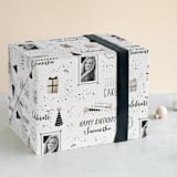 "Birthday Confetti" - Personalized Wrapping Paper in Frosting by Hooray Creative - Front
