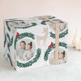 "Cutesy woods" - Personalized Wrapping Paper in Pristine by Creo Study - Front