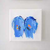 "Custom Mini" - Commissioned Original Painting in multicolorassorted-colors by Kathryn Kelly