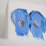 "Custom Mini" - Commissioned Original Painting in multicolorassorted-colors by Kathryn Kelly