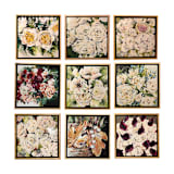 "Wedding Bouquet, 12 x 12 in, Painting Commission" - Commissioned Original Painting in multicolorassorted-colors by Ashley Myers