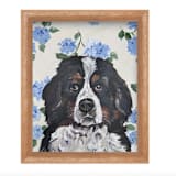 "Custom Acrylic Pet Portrait, 8x10, Commission Painting" - Commissioned Original Painting in multicolorassorted-colors by Sarah Hall
