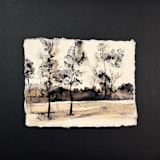 "Personalized Monochrome Art: A Custom Gift" - Commissioned Original Painting in black by Arohika Verma