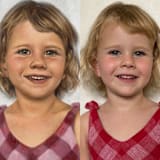 "Realistic Child Portrait, 20 x 20 in., Painting Commission" - Commissioned Original Painting in multicolorassorted-colors by Emily Morris