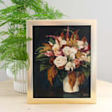 "Impressionist Bouquet, 16 x 20 in., Painting Commission" - Commissioned Original Painting in multicolorassorted-colors by Wendy Keller