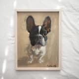 "Figurative Pet Portrait, 11"x14", Painting Commission" - Commissioned Original Painting in multicolorassorted-colors by jinseikou