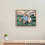 "Painterly People Portrait, 11x14", Painting Commission" - Commissioned Original Painting in multicolorassorted-colors by Holly Whitcomb