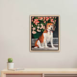 "Painterly Pet Portrait, 11x14", Painting Commission" - Commissioned Original Painting in multicolorassorted-colors by Holly Whitcomb