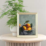 "Fruit Still Life, 8 x 10 in., Painting Commission" - Commissioned Original Painting in multicolorassorted-colors by Wendy Keller