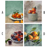 "Fruit Still Life, 8 x 10 in., Painting Commission" - Commissioned Original Painting in multicolorassorted-colors by Wendy Keller