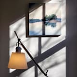"Custom Landscape 20 x 20 Oil Painting Commission" - Commissioned Original Painting in gray by Stephanie Goos Johnson