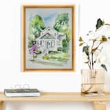 "Commissioned Watercolor House Portrait" - Commissioned Original Painting in multicolorassorted-colors by Sarah Hall