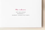 "Classic" - Bachelorette Party Thank You Cards in Rose Pink by Magdalena Earnest - FREE Recipient Addressing