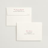 "Golden Confetti Bachelorette" - Bachelorette Party Thank You Cards in Flamingo by Rochelle Renee - FREE Recipient Addressing