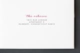 "Stylish Bachelorette" - Bachelorette Party Thank You Cards in Midnight by Jean Rose - FREE Recipient Addressing