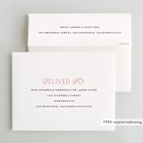 "Color Block Arch" - Bachelorette Party Thank You Cards in Tangerine by Maria Alou - FREE Recipient Addressing
