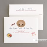 "Beach Please" - Bachelorette Party Thank You Cards in Summer by Elly - FREE Recipient Addressing