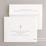 "Rose the Day Away" - Bachelorette Party Thank You Cards in Blush by Jennifer Postorino - FREE Recipient Addressing
