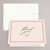"Chic Party" - Bachelorette Party Thank You Cards in Champagne by Angela Thompson - Front