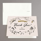 "Girls Gone Wild" - Bachelorette Party Thank You Cards in Champagne by Kelsey Mucci - Front