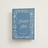 "On the Coast" - Bachelorette Party Thank You Cards in Sea by Pati Cascino - Front