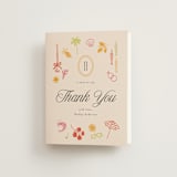 "Coast" - Bachelorette Party Thank You Cards in Almond by Melanie Kosuge - Front