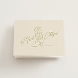 "Calia " - Bachelorette Party Thank You Cards in Caribbean Citrus by Ani Somi - Front