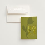 "Bloom" - Bachelorette Party Thank You Cards in Caribbean Citrus by Morgan Kendall - Card with Envelope