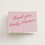 "Sip and Sway" - Bachelorette Party Thank You Cards in Peony by Jennifer Elizabeth Johnson - Front