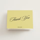 "Cocktails and Convos" - Bachelorette Party Thank You Cards in Butter by Inkblot Design - Front