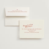 "Cherries" - Bachelorette Party Thank You Cards in Maraschino by Tamara Hilje - FREE Recipient Addressing