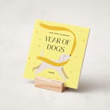 "Year of Dogs: 2026 Minted Desk Calendar" - Desk Calendars in Bright by Multiple Artists - Cover