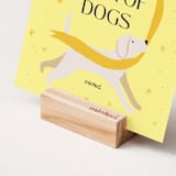 "Year of Dogs: 2026 Minted Desk Calendar" - Desk Calendars in Bright by Multiple Artists - Detail
