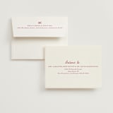"wavy oval" - Engagement Party Thank You Cards in Wine by Cass Loh - FREE Recipient Addressing