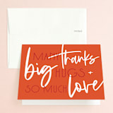 "Mandarin-uschia Engagement" - Engagement Party Thank You Cards in Mandarin by Lindsay Chedester - Front
