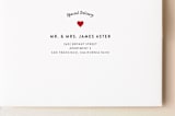 "It's Official" - Engagement Party Thank You Cards in Onyx by Olivia Raufman - FREE Recipient Addressing