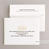 "BBQ before I Do" - Engagement Party Thank You Cards in Honey by Robert and Stella - FREE Recipient Addressing