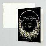 "Eternity" - Engagement Party Thank You Cards in Forest by Susan Moyal - Front