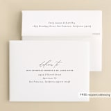"Golden Ring" - Engagement Party Thank You Cards in Champagne by Nicoletta Savod - FREE Recipient Addressing