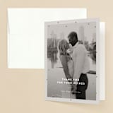 "macine" - Engagement Party Thank You Cards in Steel by chocomocacino - Front