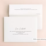 "Libations" - Engagement Party Thank You Cards in Midnight by mo kelley - FREE Recipient Addressing