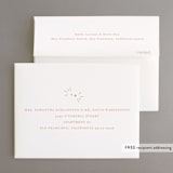 "Flower Cheers" - Engagement Party Thank You Cards in Champagne by Baumbirdy - FREE Recipient Addressing