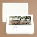 "Cinemascopic" - Engagement Party Thank You Cards in Moonstone by Creo Study - Front